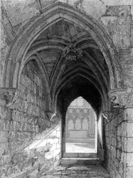 Durhamin katedraalin pohjoispää, 1843